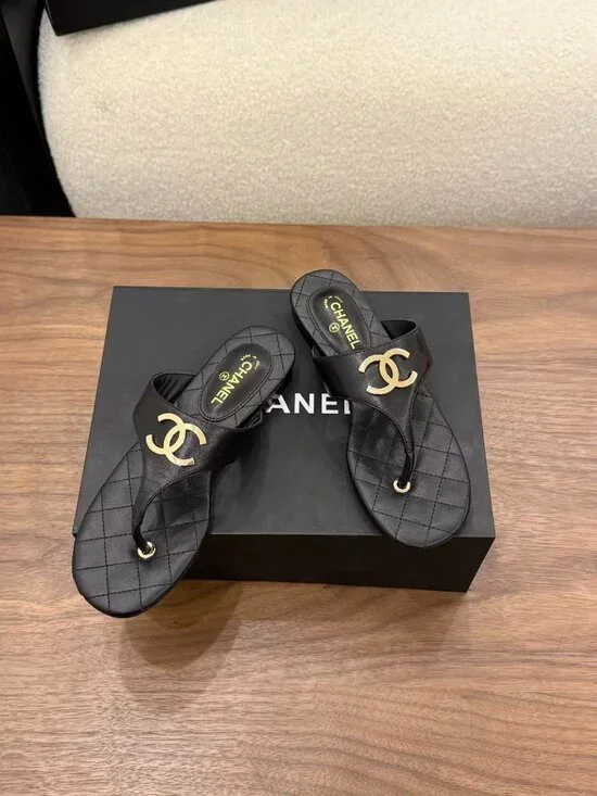 Chanel Black Slippers - Picture 4 of 4